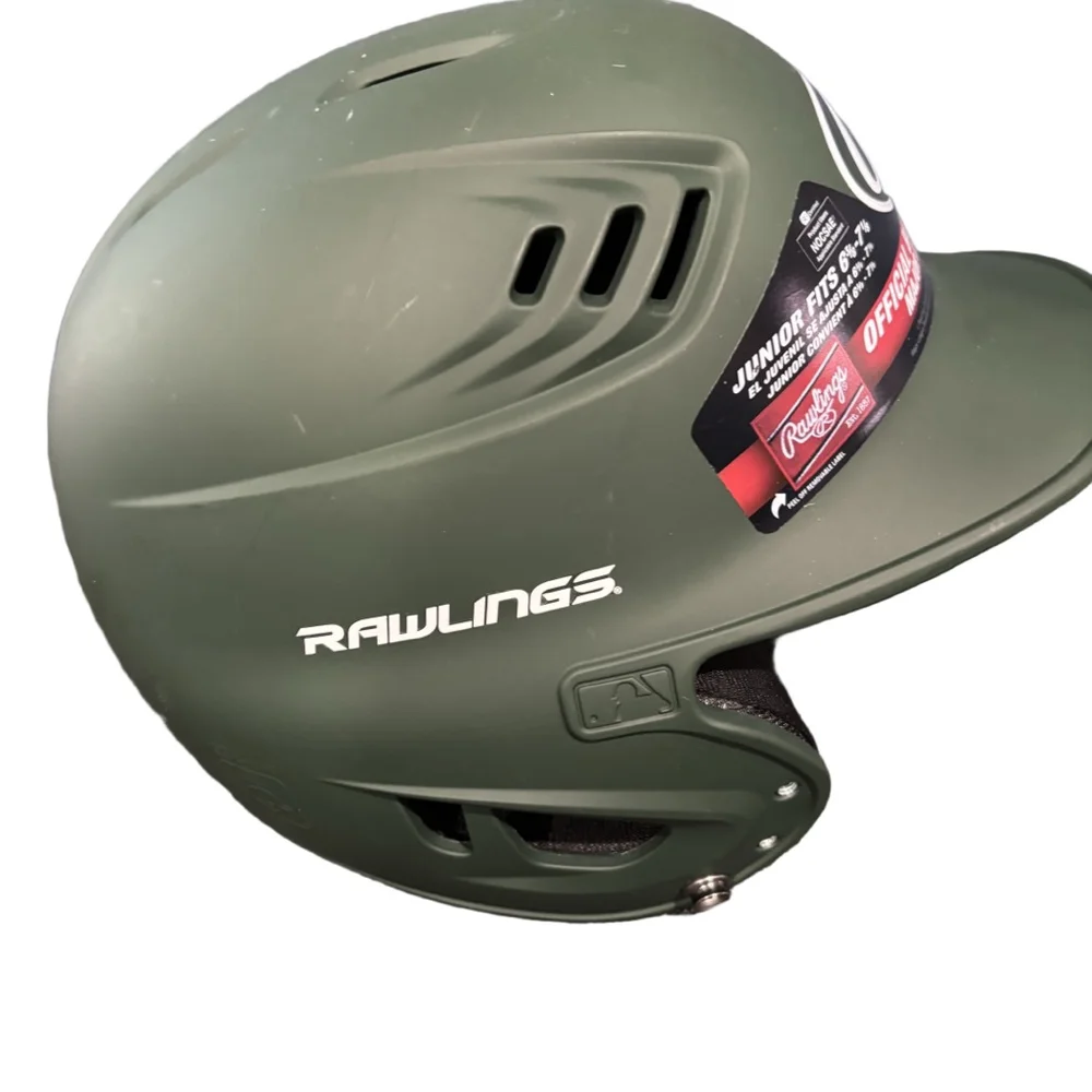 Boys Rawlings Green Baseball Batting Helmet size 6-7 - Picture 2 of 5